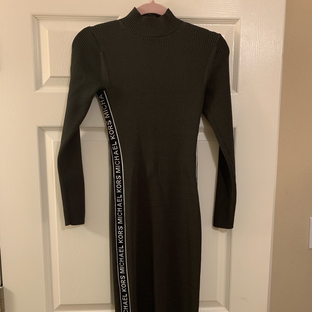 Olive Green Michael Kors Dress